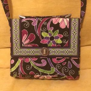 Never used Vera Bradley Julia bag in Purple Punch